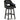 Tallenger Bar Height Stool - Black/Dark Brown - (D380-930)