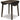 Hammis Drop Leaf Table - Dark Brown - (D310-15)